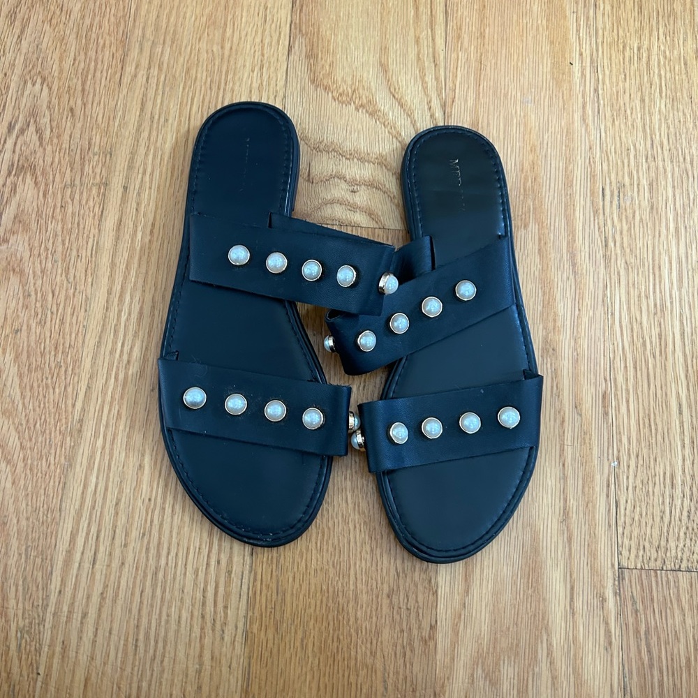 Target Black Pearl Sandals Women’s Size 8